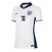 Camiseta Inglaterra Jude Bellingham #10 Primera Equipación para mujer Eurocopa 2024 manga corta